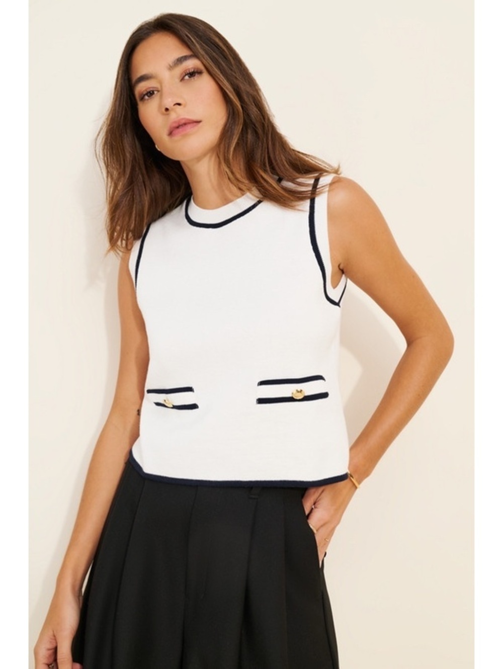 BARBOUR AMY SLEEVELESS KNIT VEST